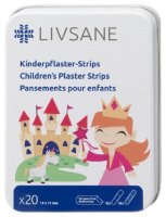 LIVSANE náplast dětská Princezna plech 20ks
