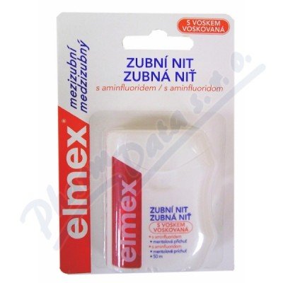 Elmex zubní nit s voskem 50m Elmex zubní nit s voskem 50m