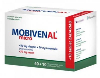 Mobivenal Micro tbl.60+10 - II. jakost