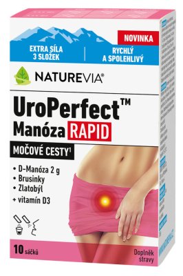 Swiss NatureVia UroPerfect Manóza Rapid 10 sáčků