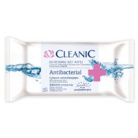 Cleanic ANTIBACTERIAL vlhčené ubrousky 15ks