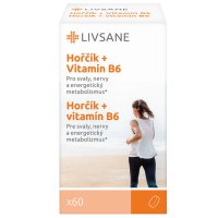 LIVSANE Hořčík + Vitamin B6 tablety 60ks