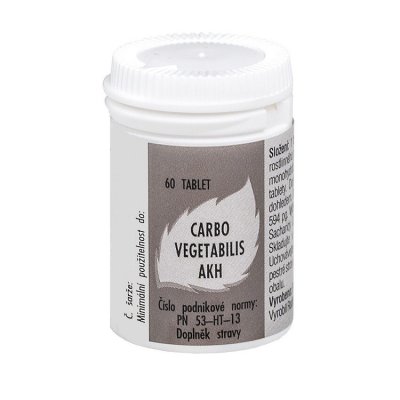 AKH Carbo vegetabilis 60 tablet