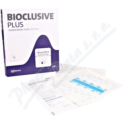 KRYTÍ BIOCLUSIVE PLUS FILMOVÉ TRANSPARENTNÍ POLOPROPUSTNÉ 10X12CM,10KS