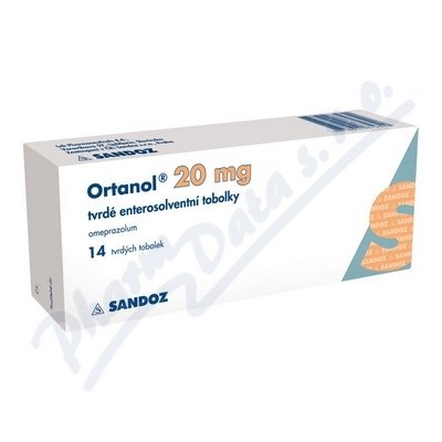 ORTANOL 20MG enterosolventní tvrdé tobolky 14