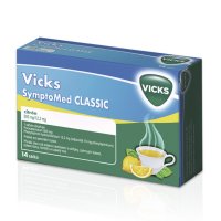 VICKS SYMPTOMED CLASSIC CITRÓN 500MG/12,2MG perorální PLV SOL SCC 14