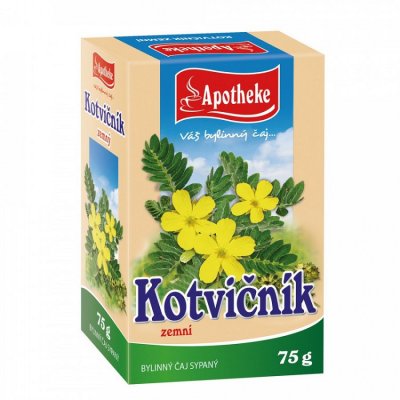 Apotheke Kotvičník zemní nať sypaný čaj 75g