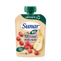 Sunar BIO kapsička Hruška malina 100g