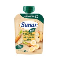 Sunar BIO kapsička Jablko banán mrkev 100g