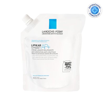 LA ROCHE-POSAY Lipikar syndet AP+ náplň 400ml LA ROCHE-POSAY Lipikar syndet AP+ náplň 400ml