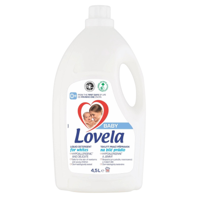 Lovela Baby tekutý prací přípravek na bílé prádlo 4,5l Lovela Baby tekutý prací přípravek na bílé prádlo 4,5l