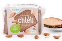 Proteinový chléb, S mandlemi