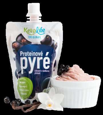 Proteinové pyré, Rybízové s vanilkovou příchutí