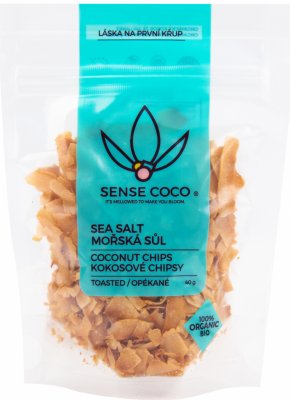 Sense Coco Bio kokosové chipsy slané 40g