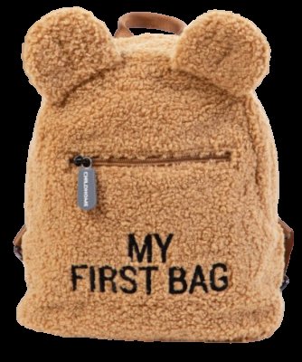 Childhome , Dětský batoh My First Bag Teddy Beige 1 ks