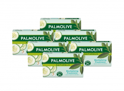 Palmolive mýdlo Naturals zelený čaj a okurka 6 x 90 g