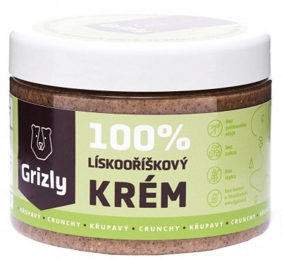 Grizly 100% Lískooříškový krém křupavý 500 g