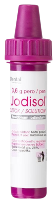 Jodisol roztok 3,6 g pero