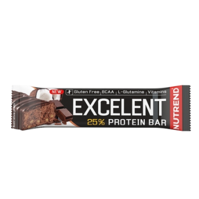 NUTREND EXCELENT PROTEIN BAR čokoláda+kokos 85g