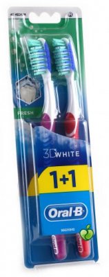 Oral-B kartáček 3D White Fresh 2ks - medium