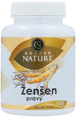 Golden Nature Ženšen pravý 100 kapslí