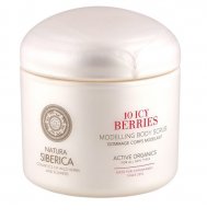 Natura Siberica Siberie Blanche Modelující tělový peeling 10 ledových bobulí 370ml