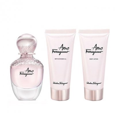 Salvatore Ferragamo Amo Ferragamo Per Lei Set 3ks