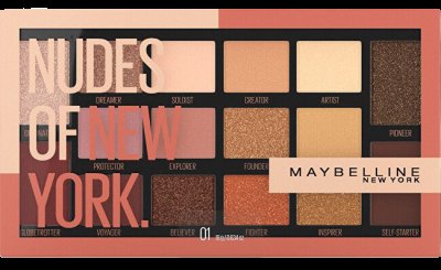 Maybelline Paletka 16 očních stínů Nudes of New York 18g Maybelline Paletka 16 očních stínů Nudes of New York 18g