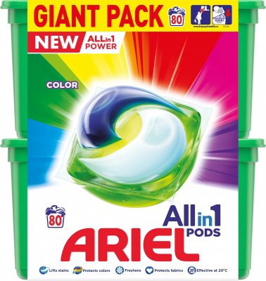 Ariel Color Gelové kapsle 2x40ks