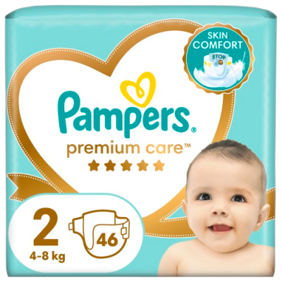 Pampers Premium Care S2 (4-8kg) 46ks