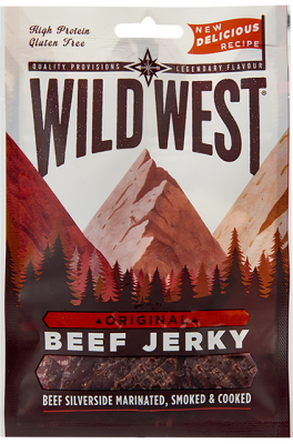 Wild West Hovězí Jerky Original 25g