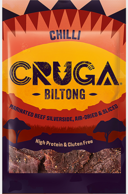 Cruga Biltong Hovězí Chilli 25g