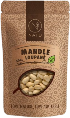 Natu Mandle blanšírované 500g