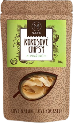 Natu Kokosové chipsy pražené BIO 70g