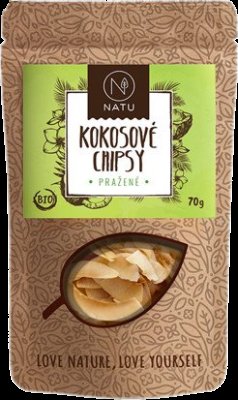 Natu Kokosové chipsy pražené BIO 70g