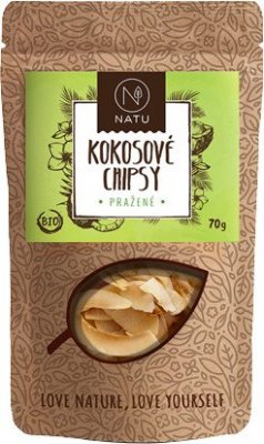 Natu Kokosové chipsy pražené BIO 70 g