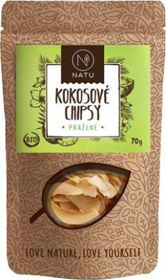 Natu Kokosové chipsy pražené BIO 70g