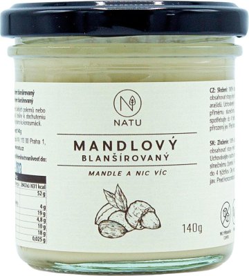 Mandlový krém blanšírovaný 140g Mandlový krém blanšírovaný 140g