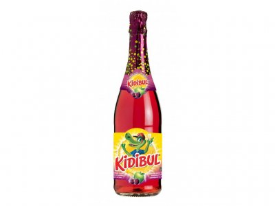 Kidibul - Dětský šumivý nápoj - Jablko, Třešeň 750 ml