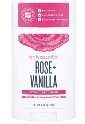 Schmidt's Tuhý deodorant Signature Růže + vanilka 58 ml