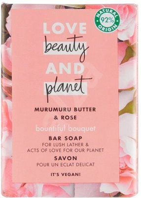 Love Beauty and Planet Tuhé mýdlo Murumuru+Rose 100g