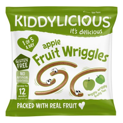 Kiddylicious Žížalky jablečné 12 g