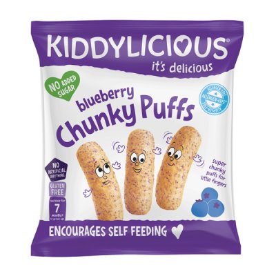 Kiddylicious Velké křupky borůvkové 12 g