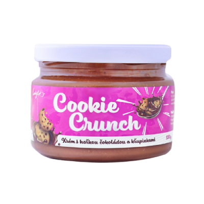 LadyLab Cookie Crunchs hořkou čokoládou a křupinkami 250 g