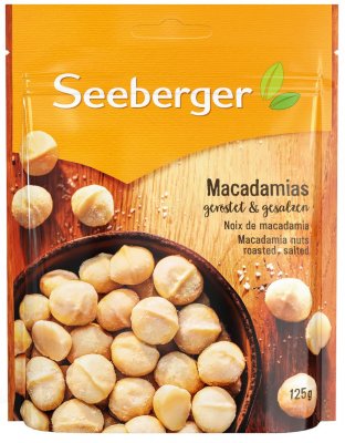 Seeberger Makadamové ořechy pražené a solené 125 g