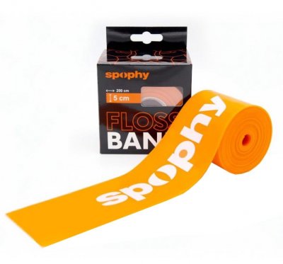 Spophy Flossband oranžový 5 cmx2m