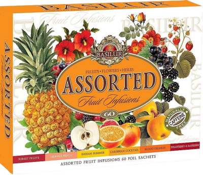 BASILUR Fruit Infusions Assorted 60 gastro sáčků