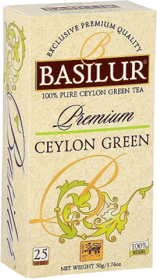 BASILUR Premium Ceylon Green nepřebal 25x2g