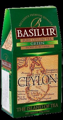 BASILUR Island of Tea Ceylon Green papír 100g