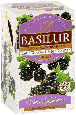 BASILUR Fruit Blackcurrant & Blackberry přebal 20x1,8g